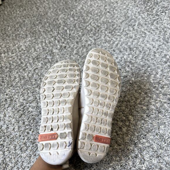 Born Women Naja Oxford Shoe Size 8 Taupe Brown Leather Comfort Sneakers Walking - Picture 5 of 10